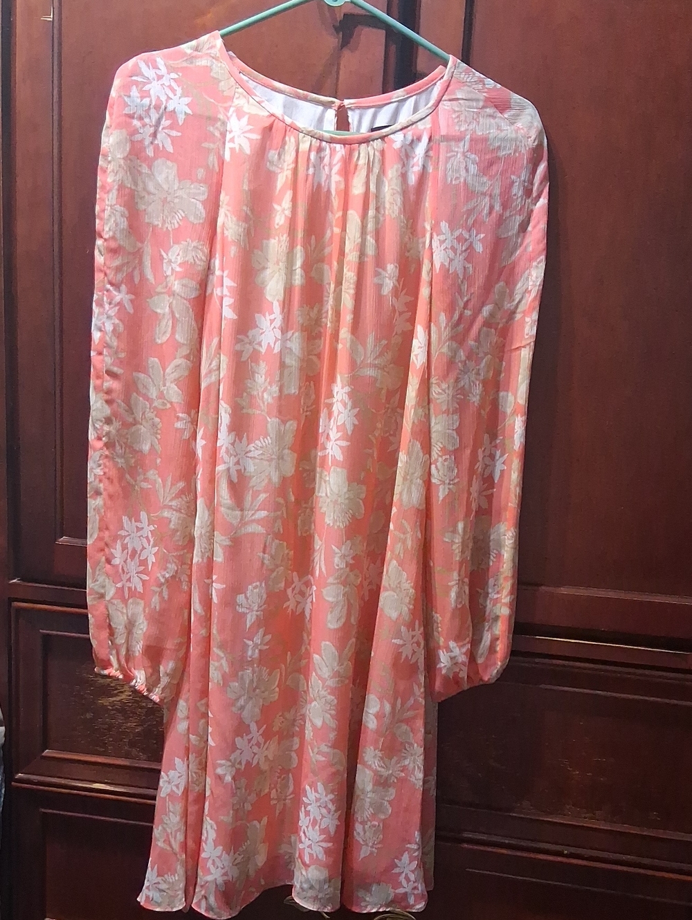 Tommy Hilfiger Coral Floral Long-Sleeve Tunic